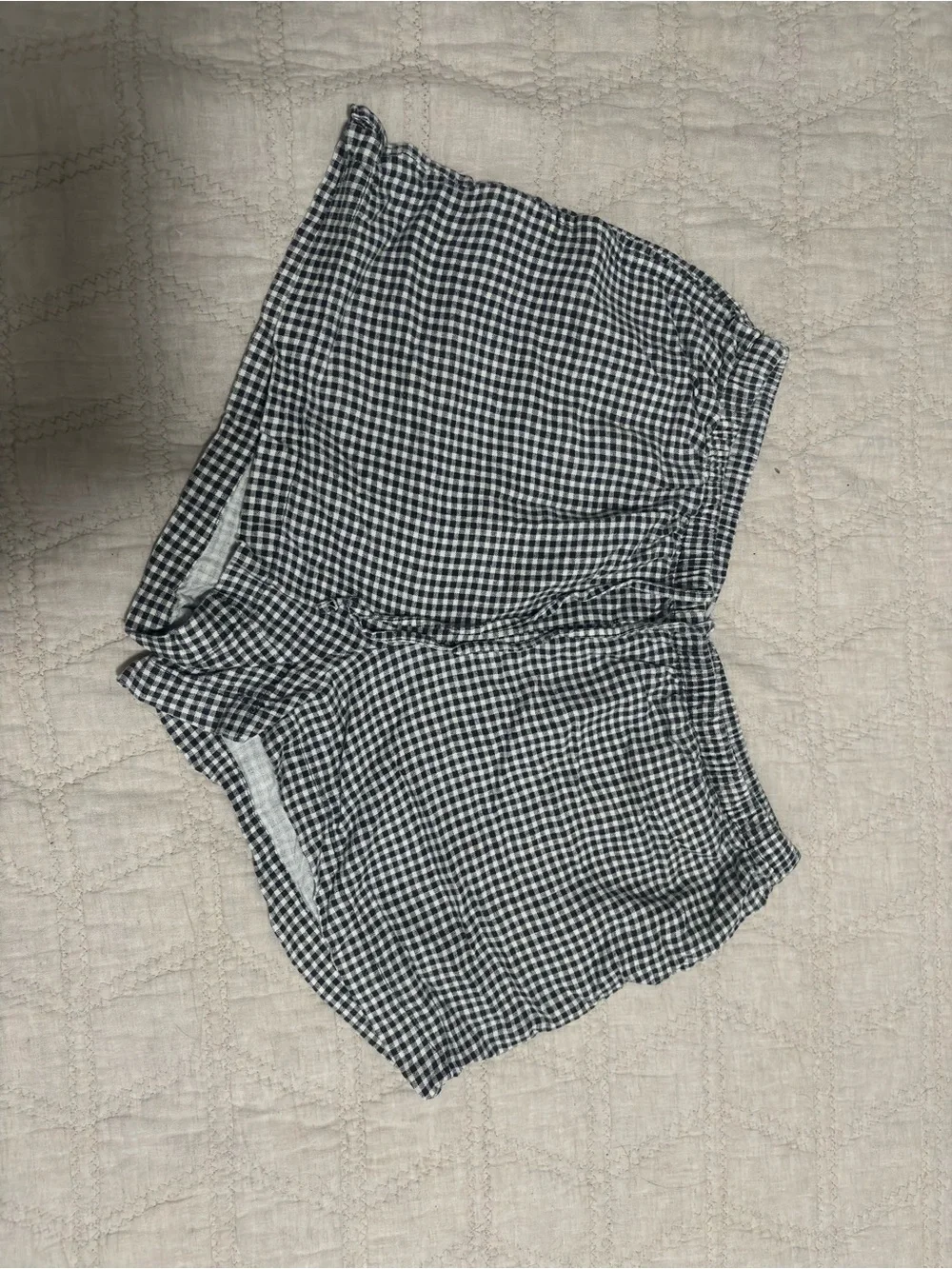 a new day Black and White Gingham Women’s Shorts